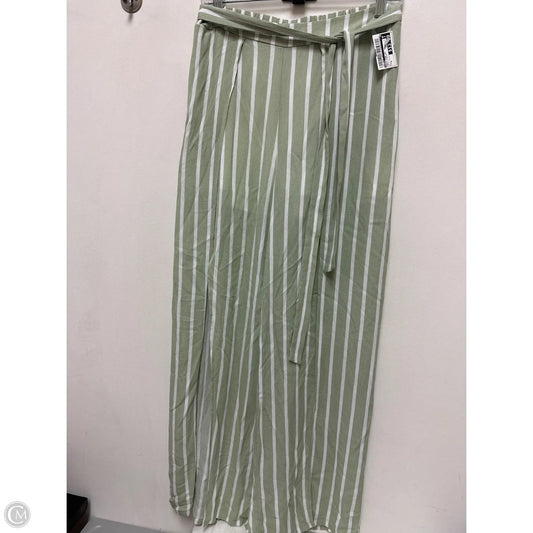 Pants Wide Leg By Guess In Green & White, Size: 8