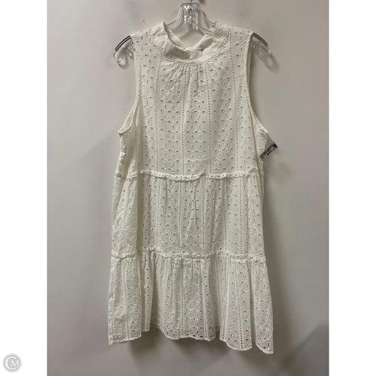 Dress Casual Short By Mudpie In White, Size: M