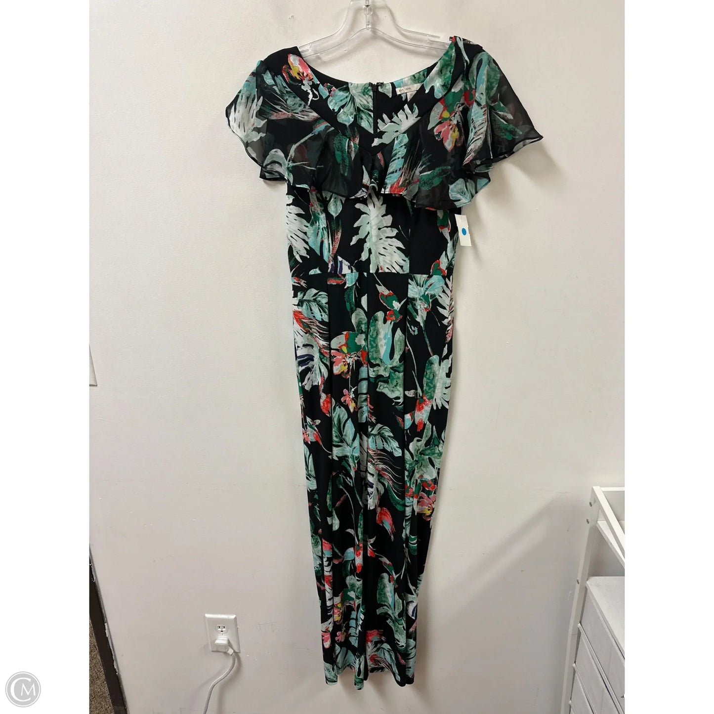 Jumpsuit By Cato In Floral Print, Size: Xs