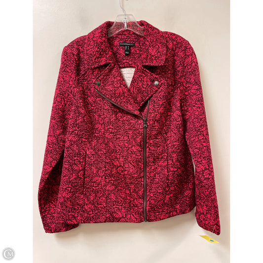 Jacket Other By Isaac Mizrahi Live Qvc In Pink & Purple, Size: M