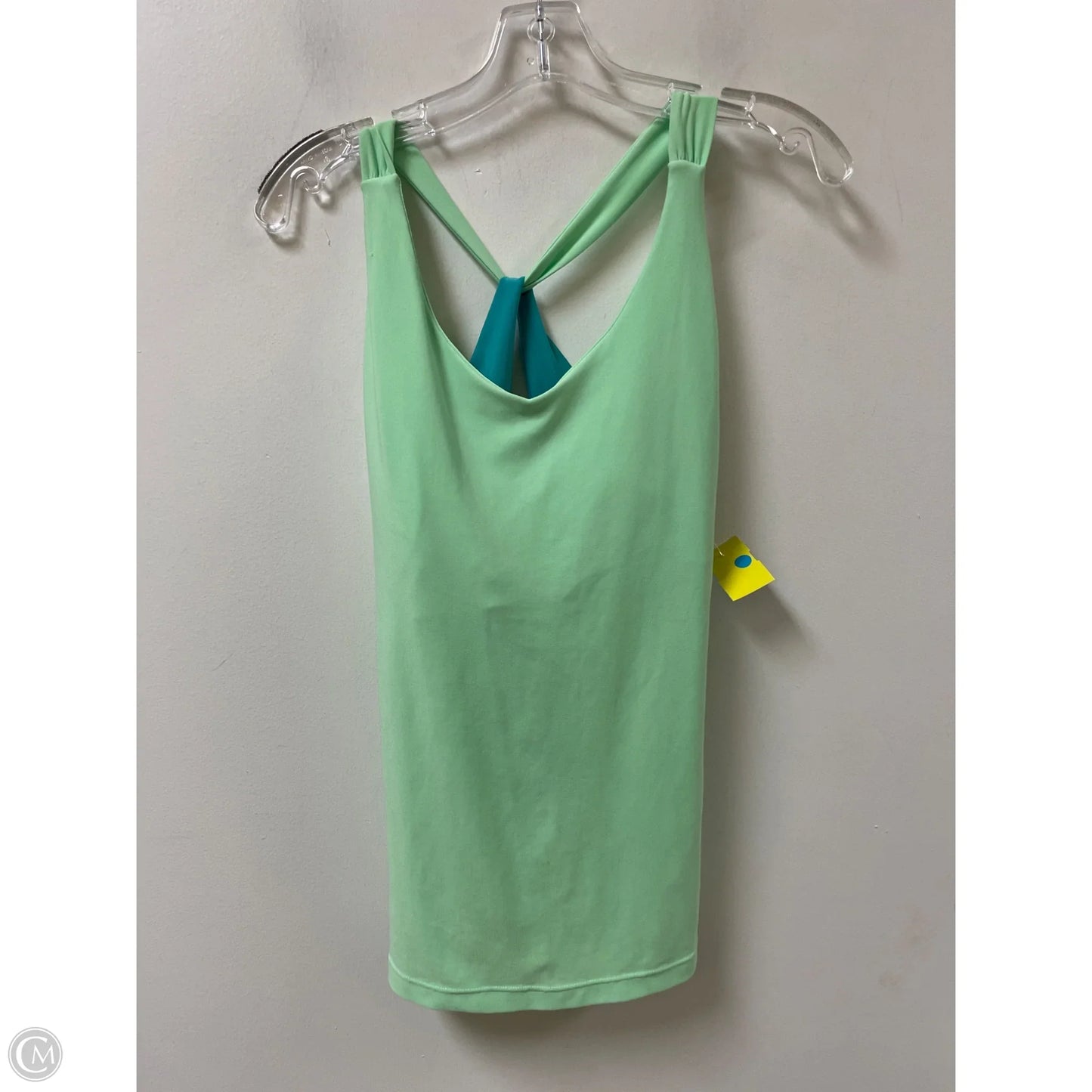 Athletic Top Short Sleeve By Fila In Green, Size: L