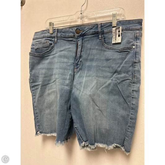 Shorts By Ana In Blue Denim, Size: 18