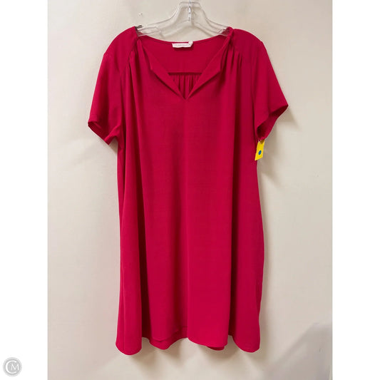Dress Casual Short By Lush In Pink, Size: L