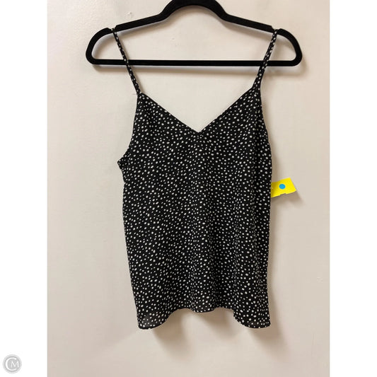 Top Sleeveless By Abound In Polkadot Pattern, Size: S