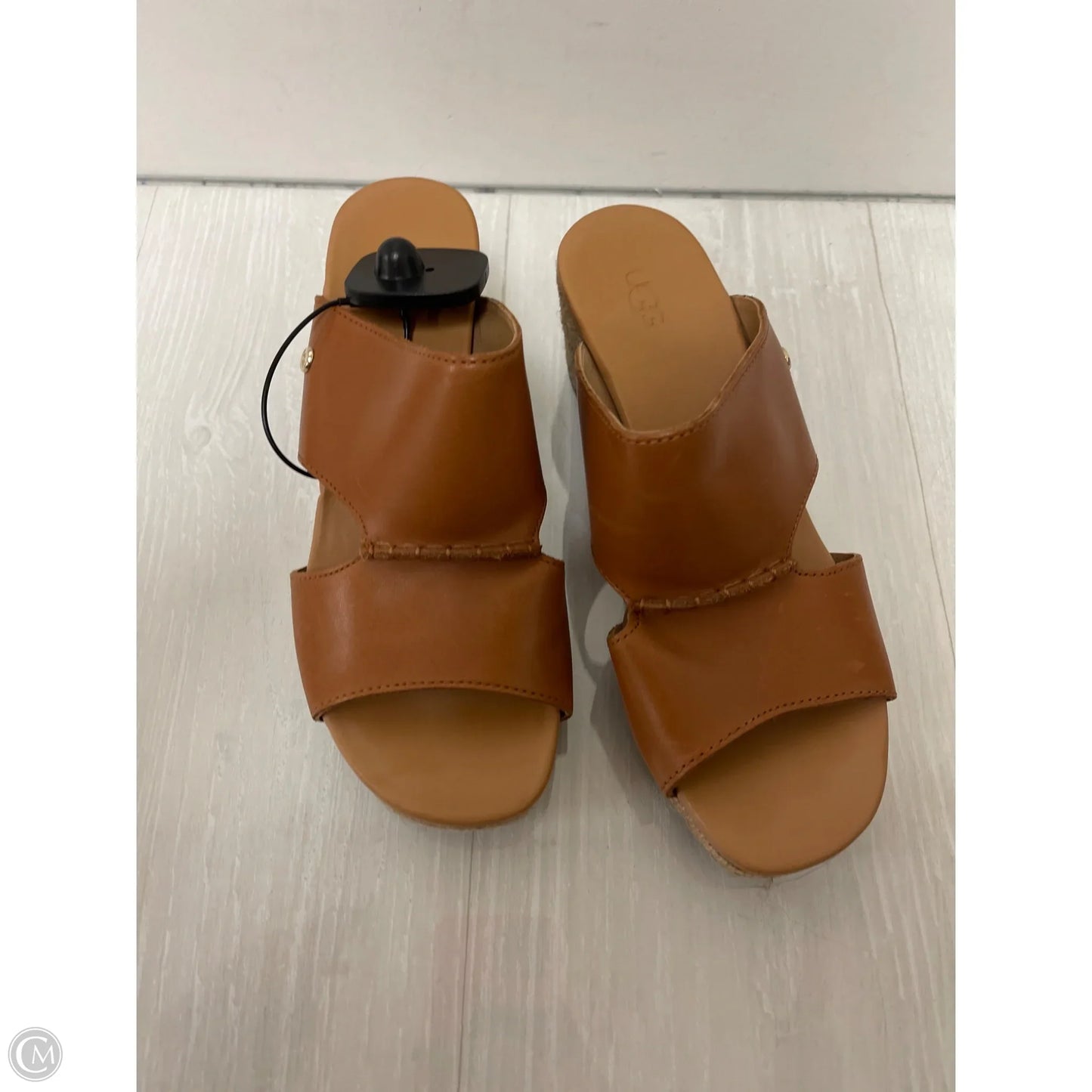 Sandals Designer By Ugg In Brown, Size: 7