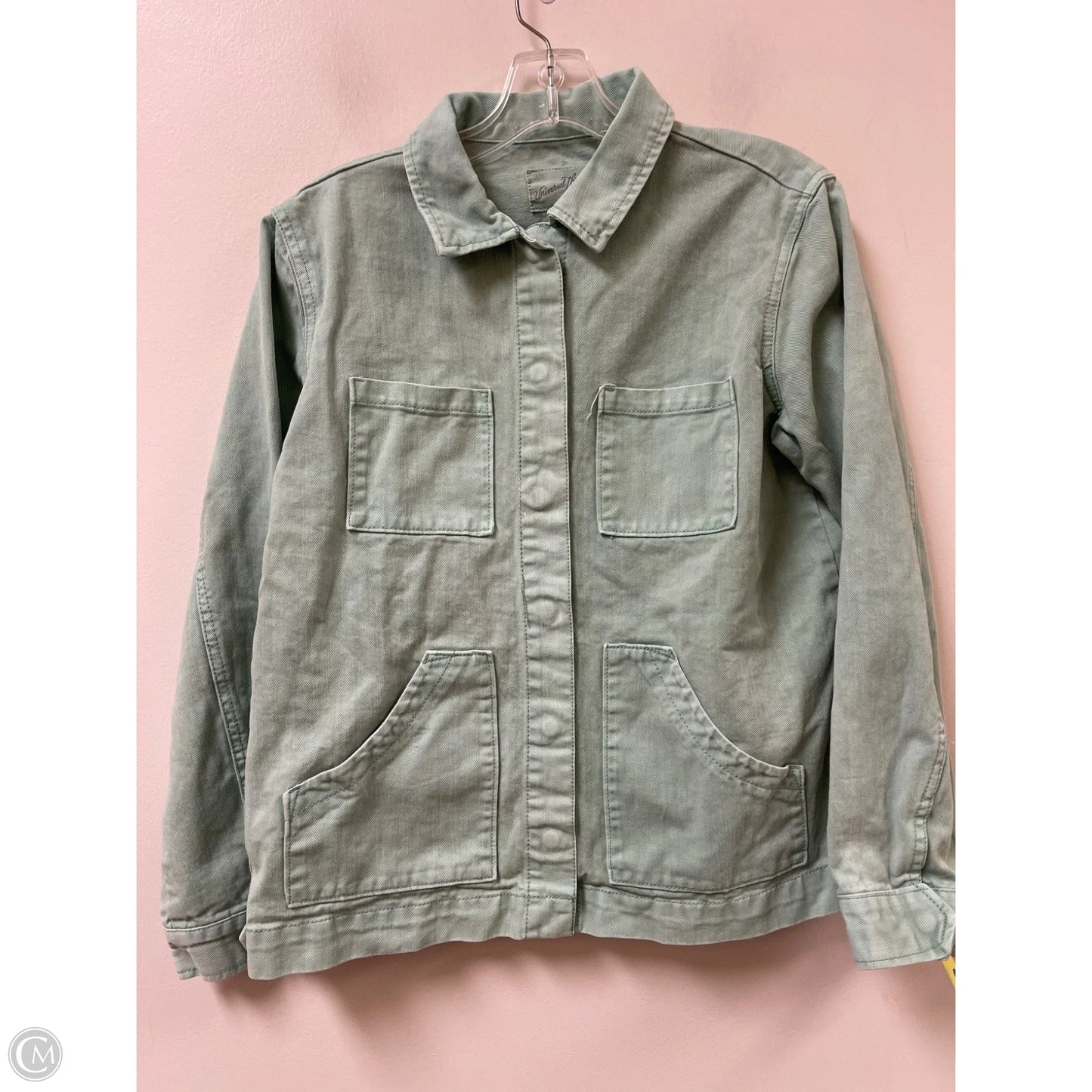 Blouse Long Sleeve By Universal Thread In Blue, Size: S