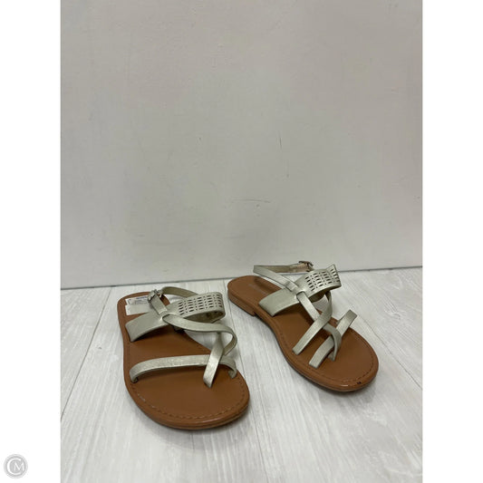 Sandals Flats By White Mountain In Gold, Size: 8