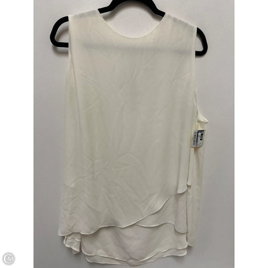 Top Sleeveless By Chicos In Cream, Size: 1x
