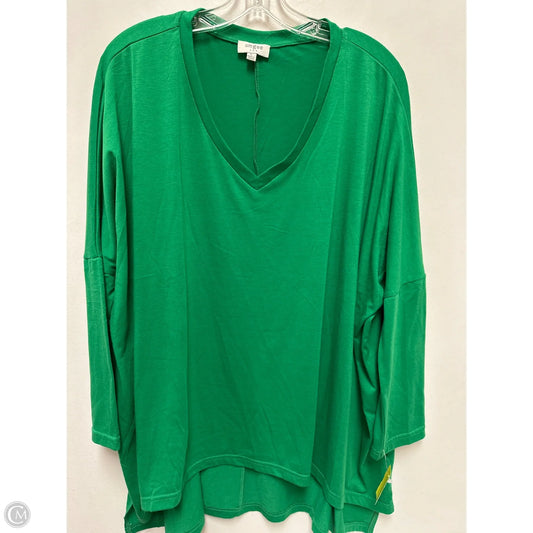 Top Long Sleeve By Umgee In Green, Size: L