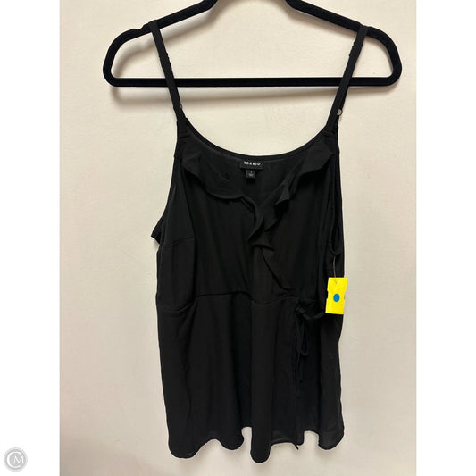 Top Sleeveless By Torrid In Black, Size: 1x