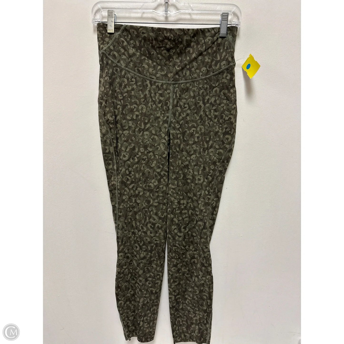 Athletic Leggings By Lululemon In Green, Size: 8