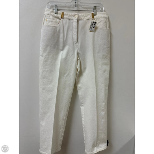 Pants Luxury Designer By St John Collection In White, Size: 12