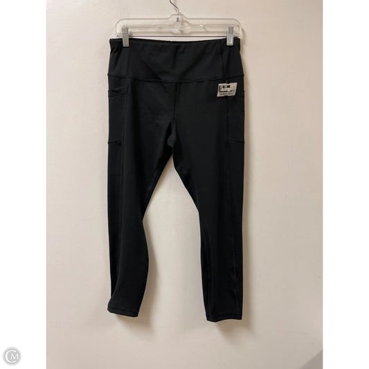 Athletic Leggings By Avia In Black, Size: L