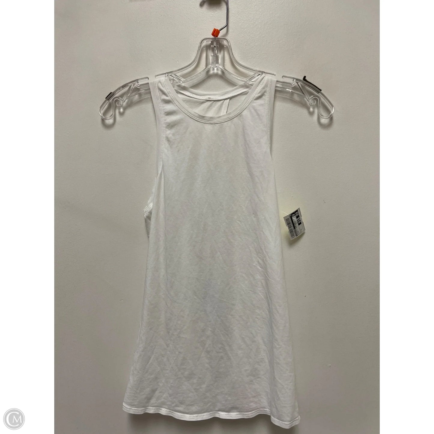 Athletic Tank Top By Lululemon In White, Size: S