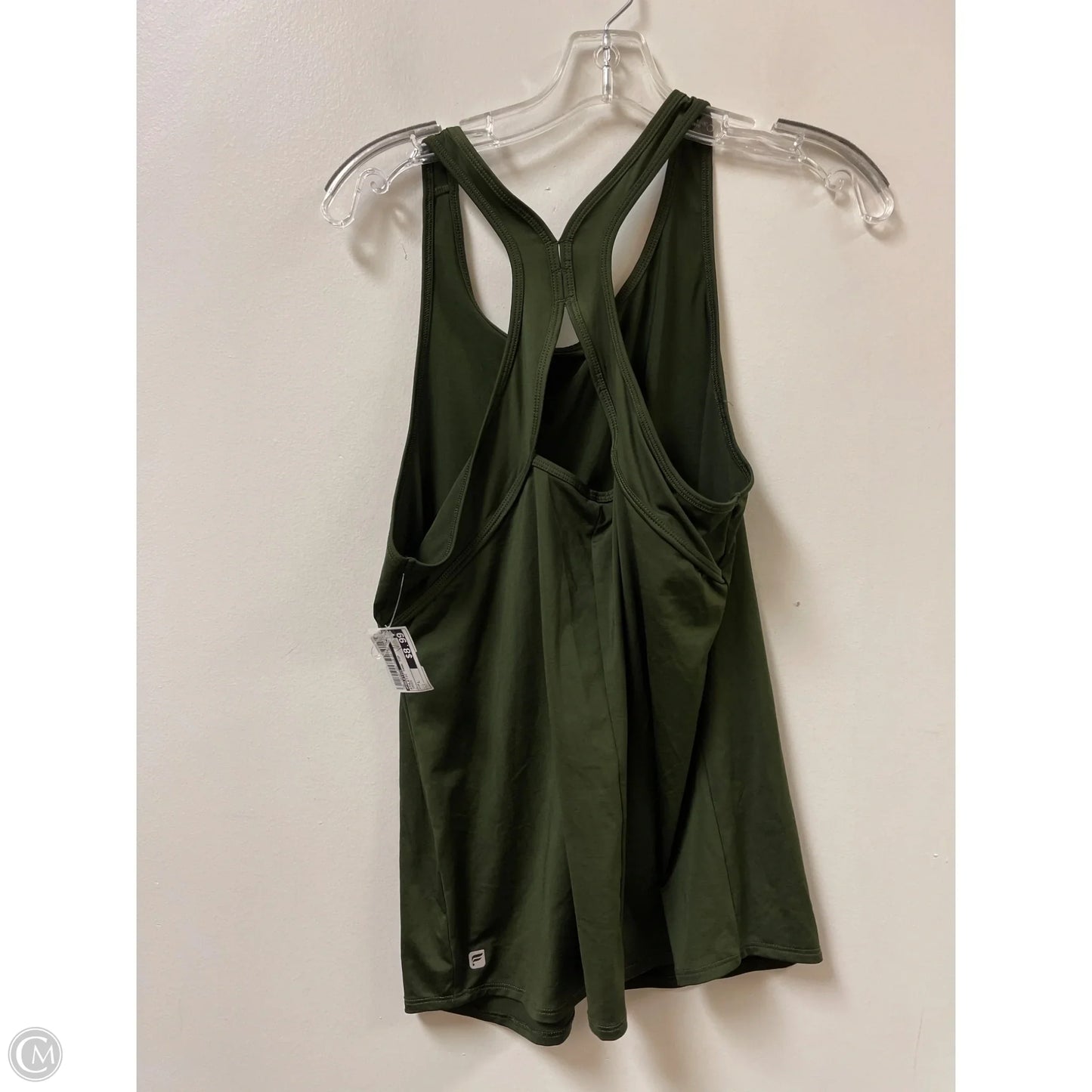 Athletic Tank Top By Fabletics In Green, Size: L