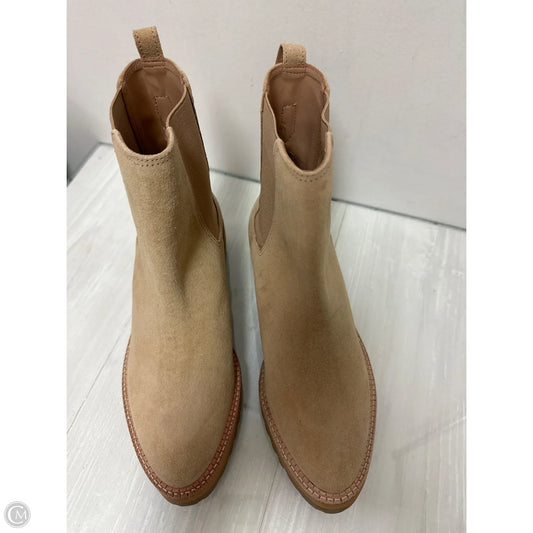 Boots Ankle Flats By Cma In Cream, Size: 7