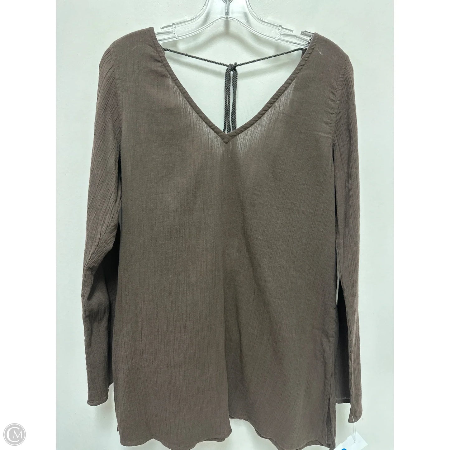 Tunic Long Sleeve By J. Crew In Brown, Size: L