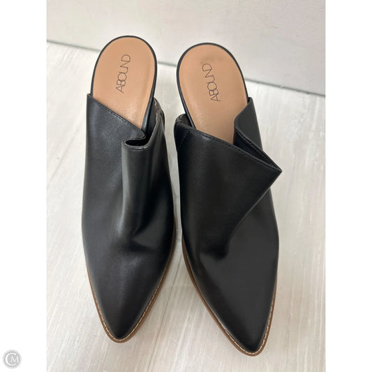 Boots Ankle Heels By Abound In Black, Size: 11
