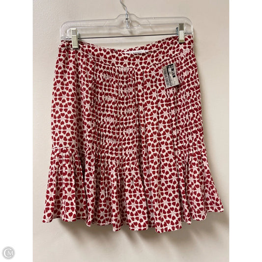 Skirt Designer By Rebecca Minkoff In Red & White, Size: 4