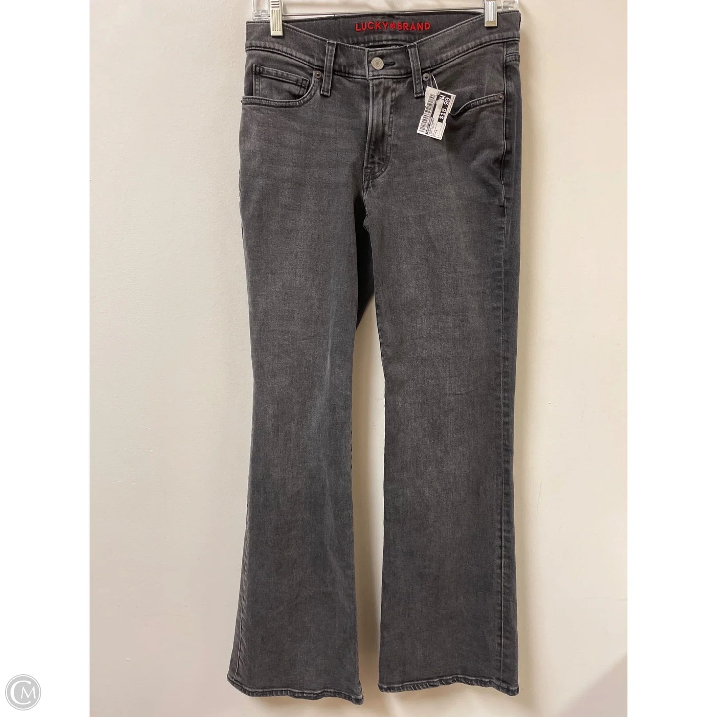 Jeans Flared By Lucky Brand In Grey Denim, Size: 4