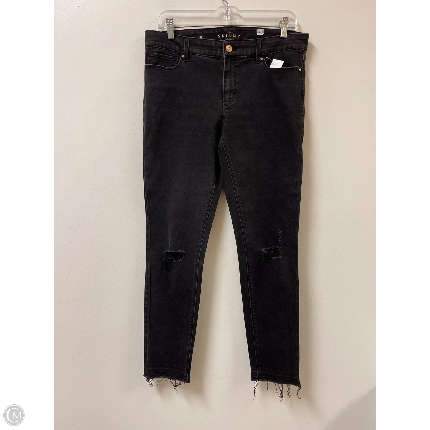 Jeans Skinny By White House Black Market In Black Denim, Size: 10