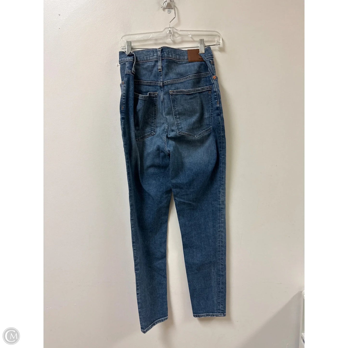 Jeans Skinny By Madewell In Blue Denim, Size: 12