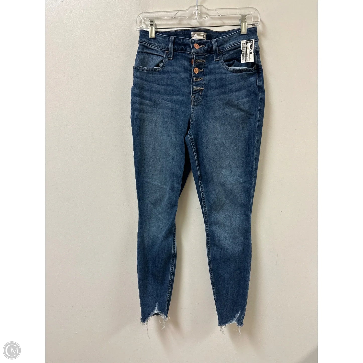 Jeans Skinny By Maurices In Blue Denim, Size: 4