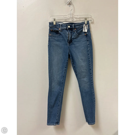 Jeans Skinny By Gap In Blue Denim, Size: 4