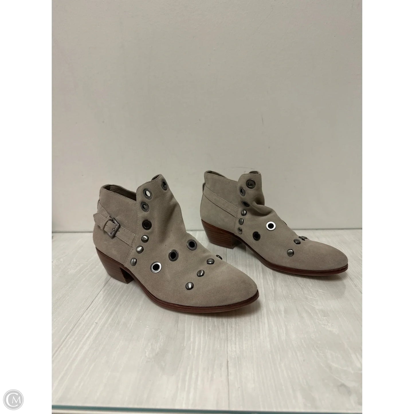 Boots Ankle Flats By Sam Edelman In Grey, Size: 8