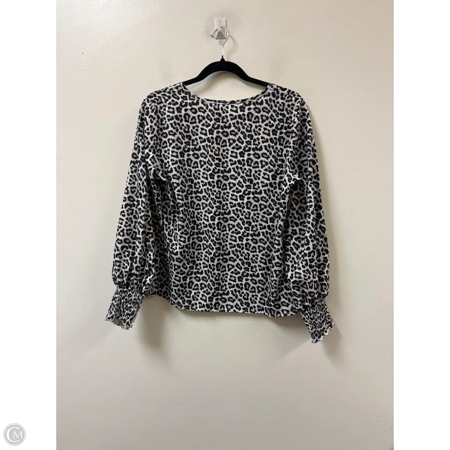 Top Long Sleeve By Shein In Animal Print, Size: S