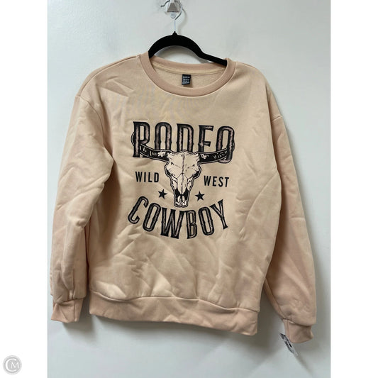 Sweatshirt Crewneck By Shein In Cream, Size: Xs