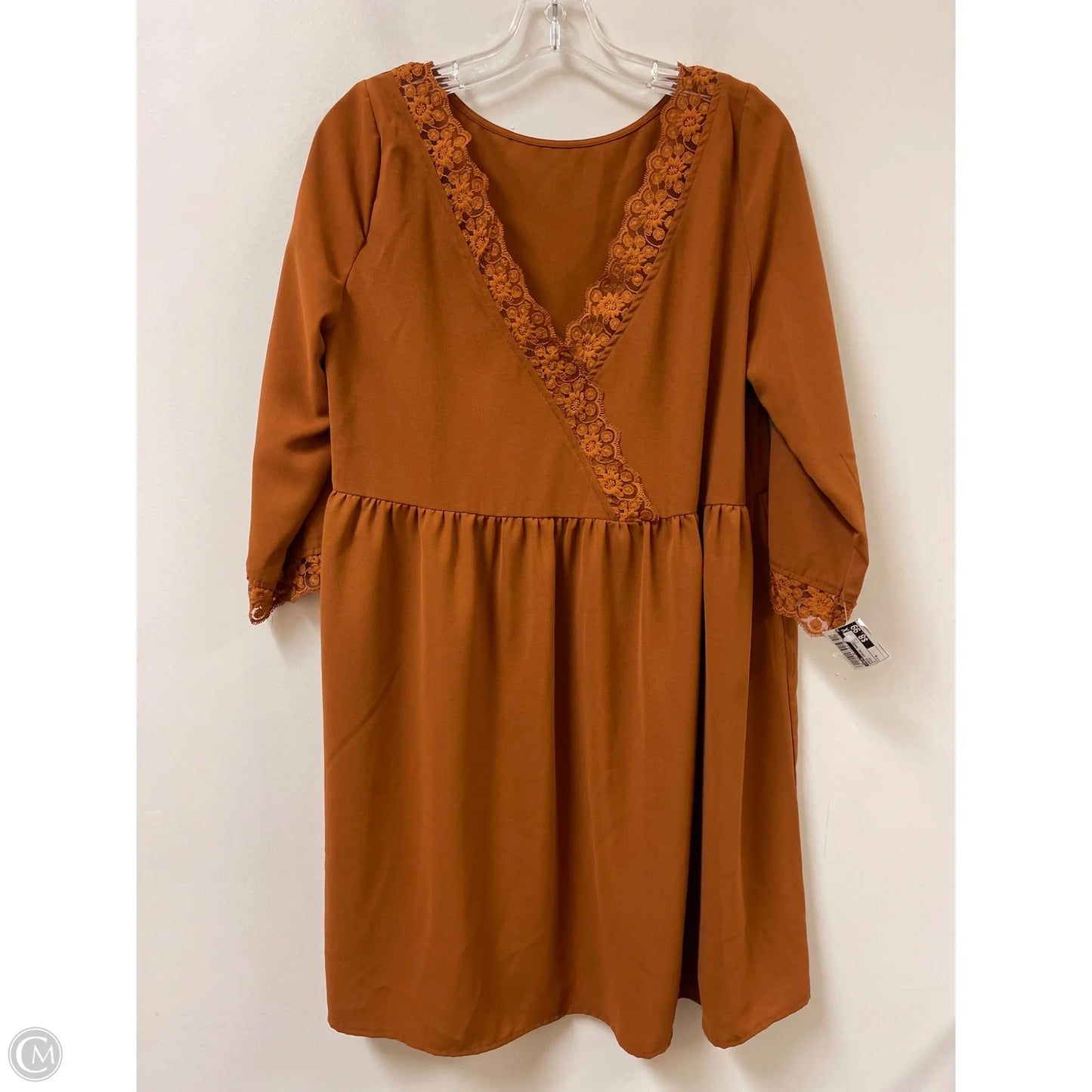 Dress Casual Short By Shein In Brown, Size: M