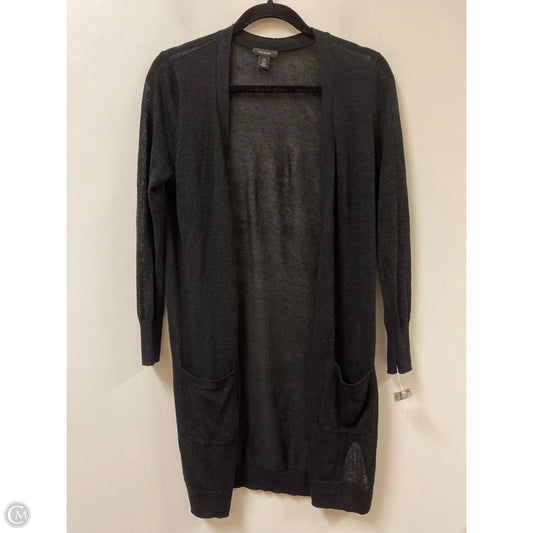Sweater Cardigan By Halogen In Black, Size: Xsp