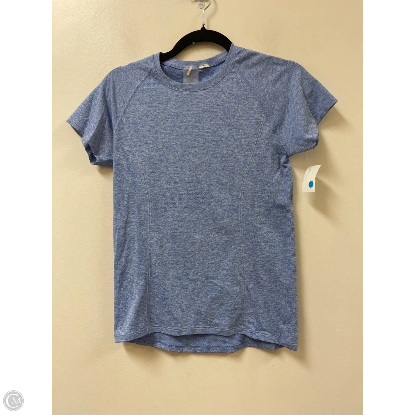 Athletic Top Short Sleeve By Calia In Blue, Size: S