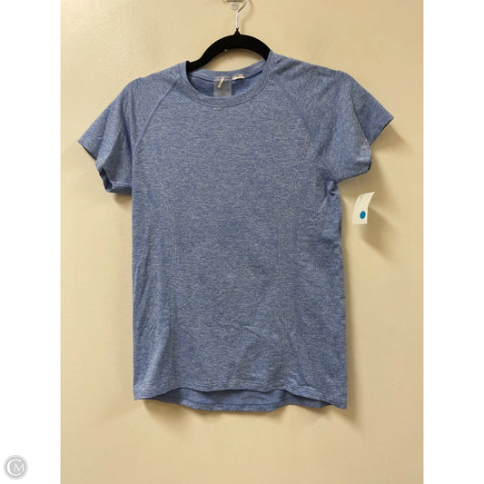 Athletic Top Short Sleeve By Calia In Blue, Size: S