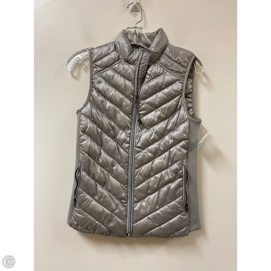Vest Puffer & Quilted By Gap In Silver, Size: Xs