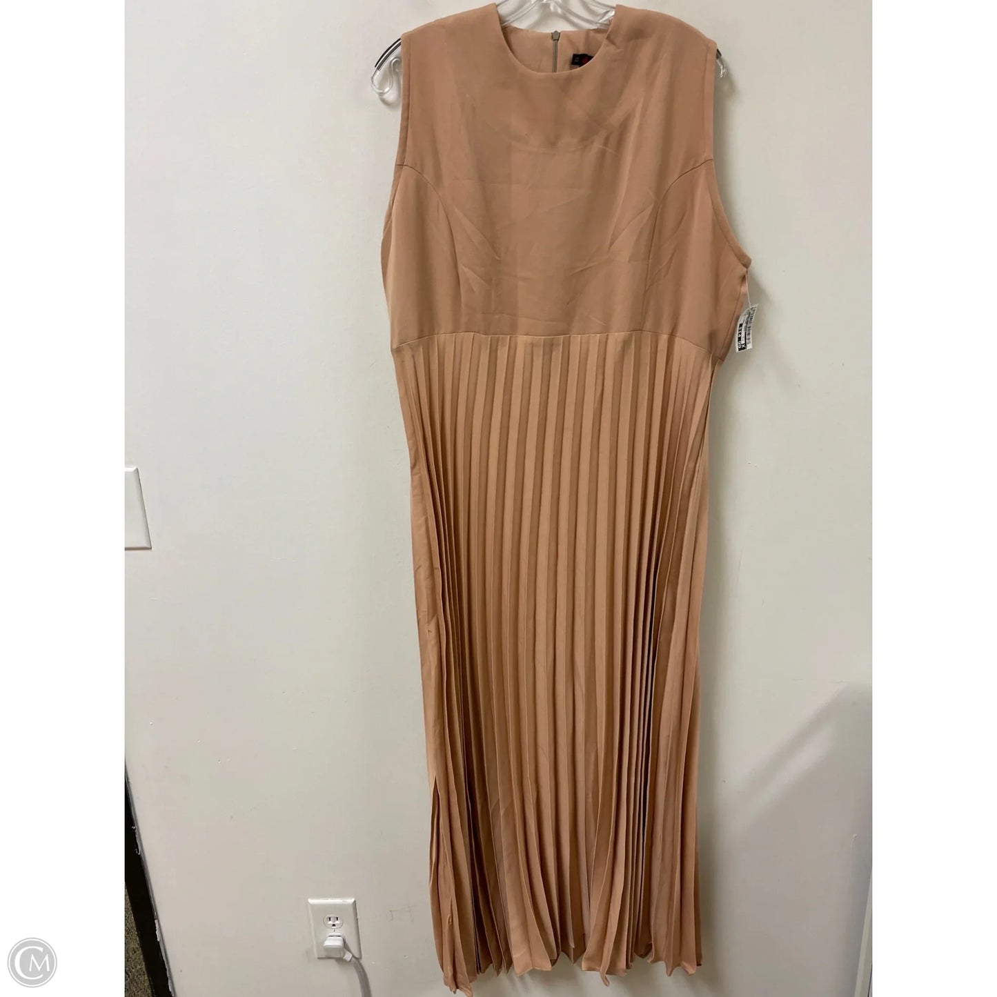 Dress Casual Maxi By Clothes Mentor In Cream, Size: Xl