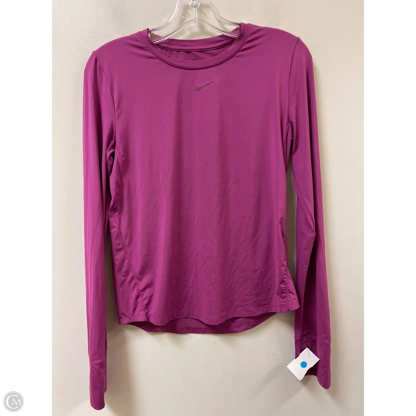 Athletic Top Long Sleeve Crewneck By Nike In Purple, Size: Xs