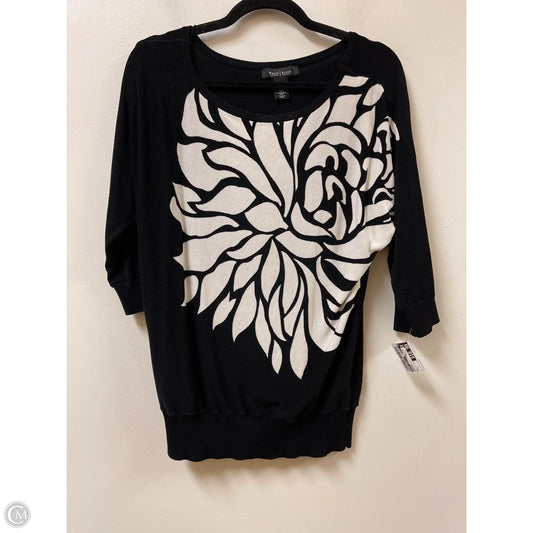 Sweater By White House Black Market In Black & White, Size: L
