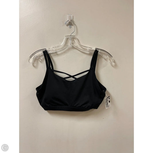 Athletic Bra By Reebok In Black, Size: S