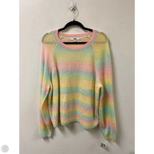 Sweater By Bb Dakota In Multi-colored, Size: 1x