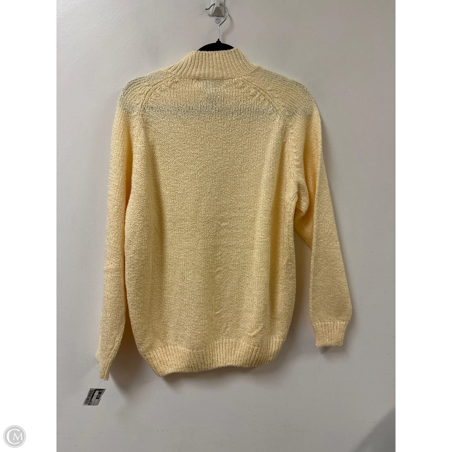 Sweater By Karen Scott In Yellow, Size: L