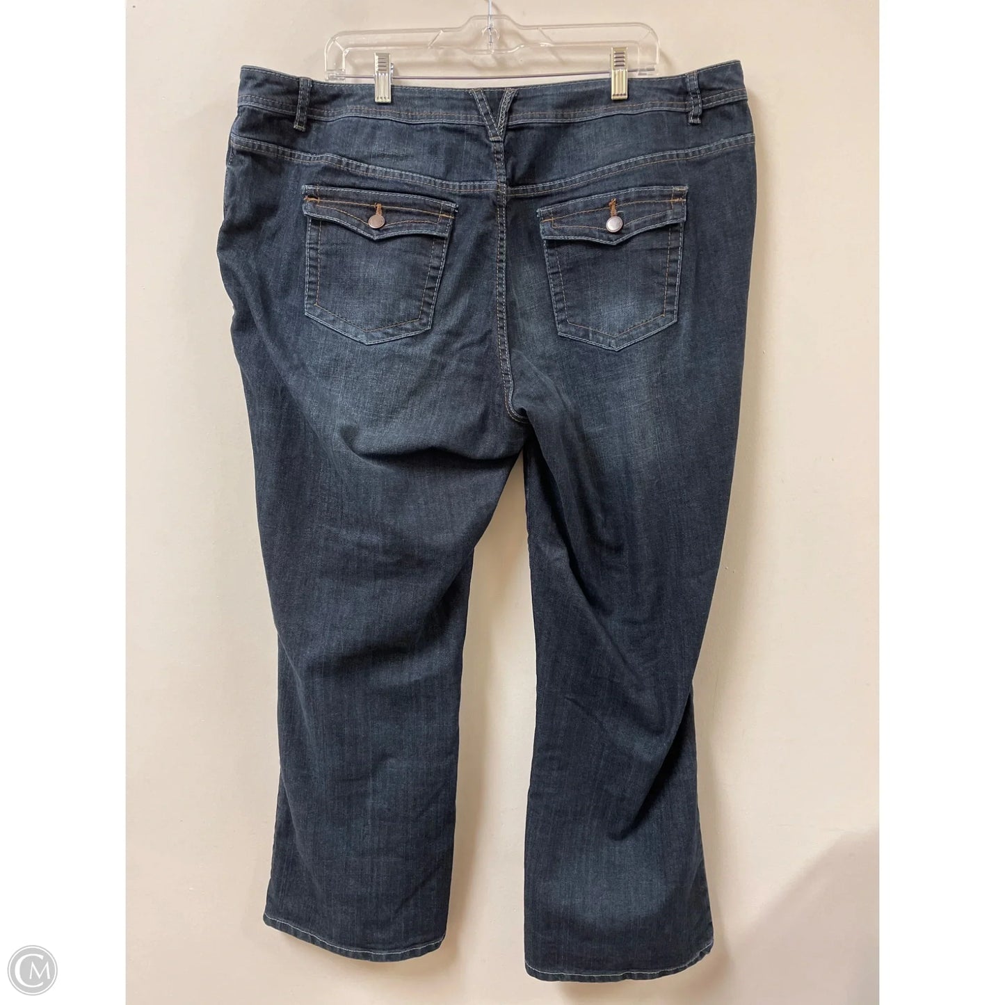 Jeans Boot Cut By Avenue In Blue Denim, Size: 22