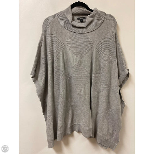 Sweater Short Sleeve By Alfani In Grey, Size: S