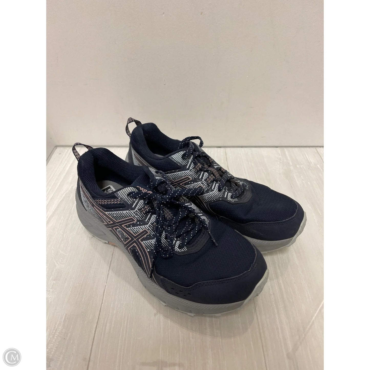 Shoes Athletic By Asics In Navy, Size: 9