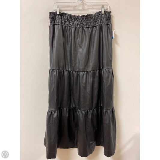 Skirt Maxi By Anthropologie In Black, Size: 12
