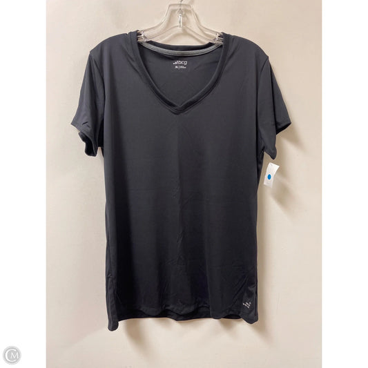 Athletic Top Short Sleeve By Bcg In Black, Size: Xl