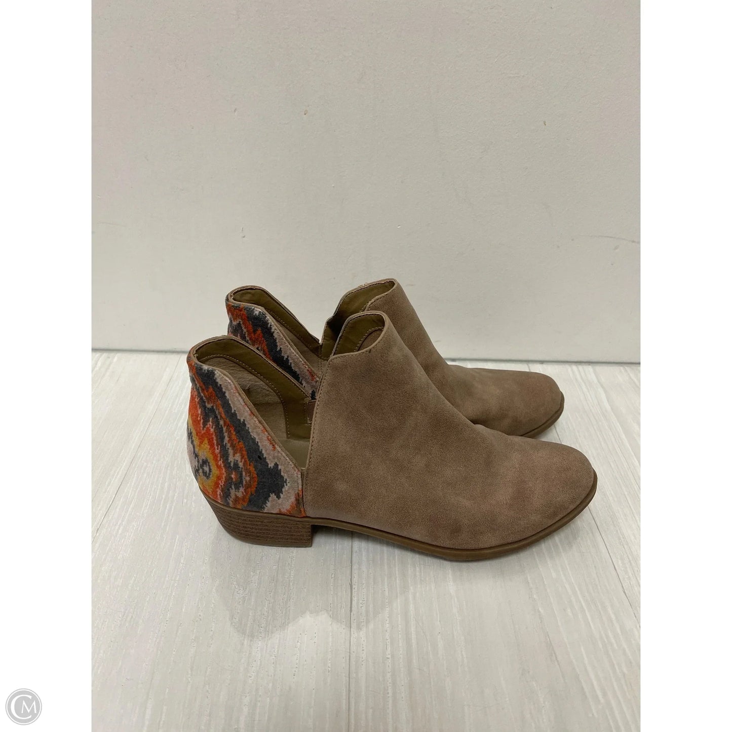 Boots Ankle Flats By Indigo Rd In Brown, Size: 10