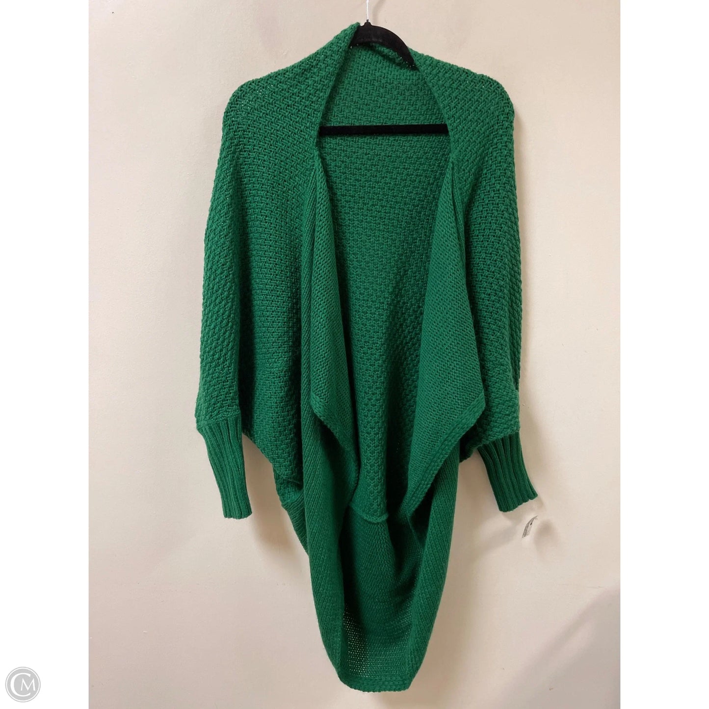 Sweater Cardigan By Clothes Mentor In Green, Size: M