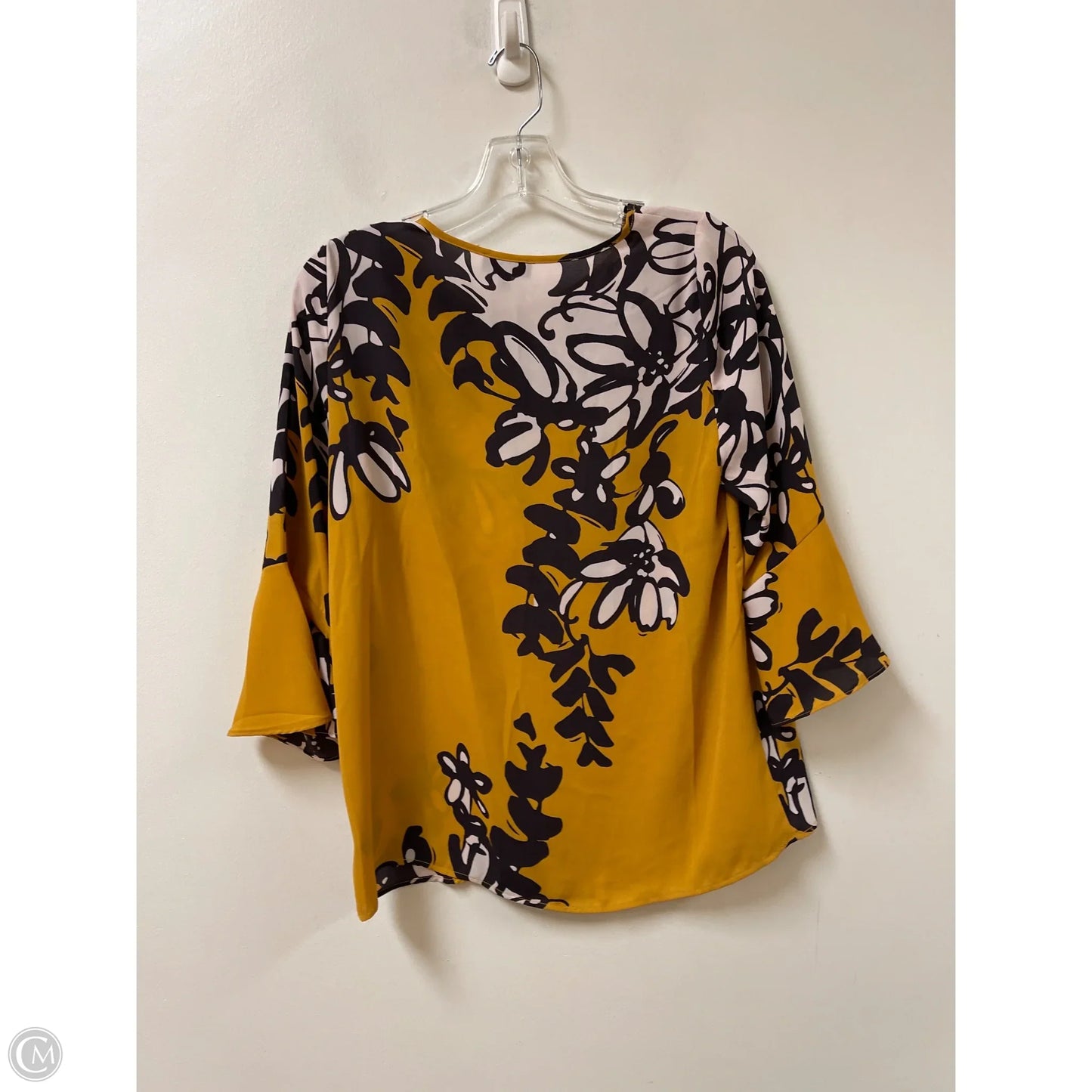 Top Long Sleeve By Limited In Purple & Yellow, Size: M
